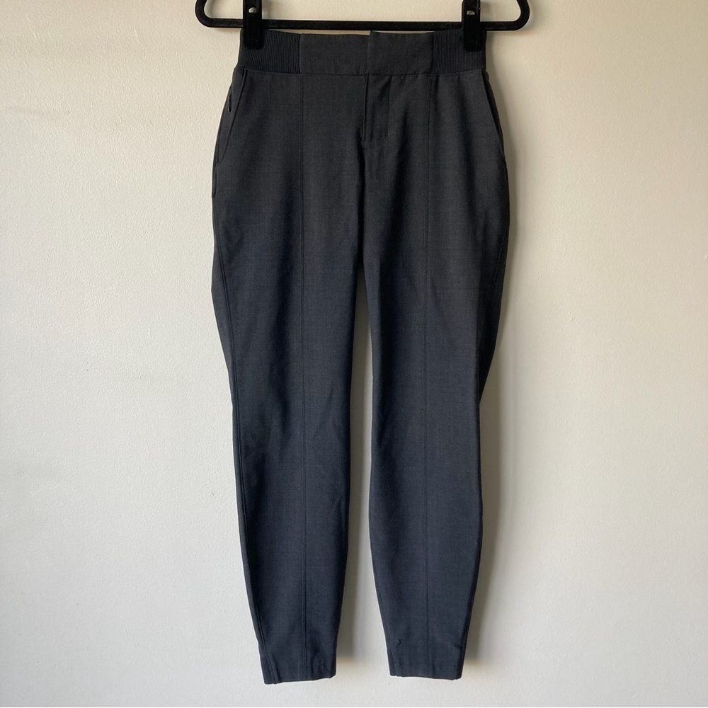 Athleta Work It City Wool Blend Dark Gray‎ Pants Women’s 0